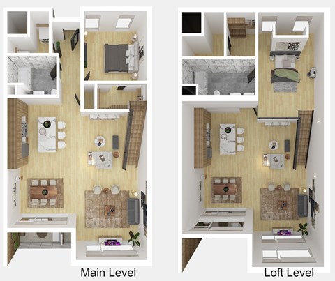 Floor plan for 2 beds, 2 baths, 1620 sqft